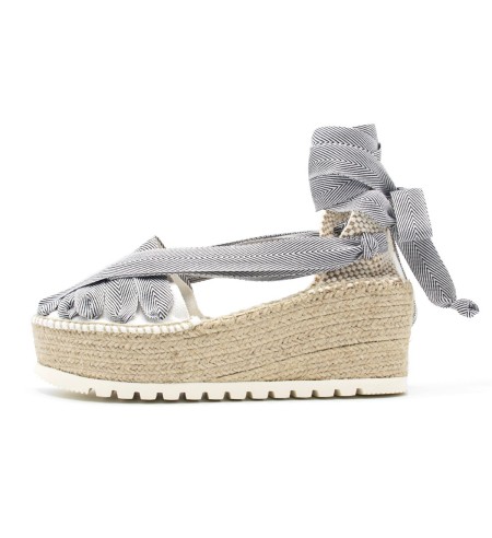 Pinxo Espadrille Espiga Black High Platform