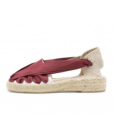 Pinxo Espadrille Garnet Elastic Band low wedge