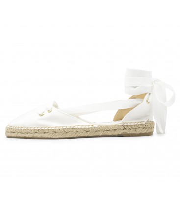 Saguntum Espadrille White