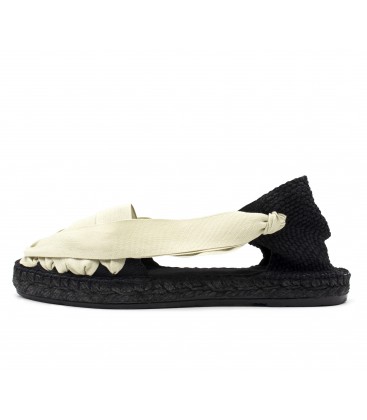 Pinxo Espadrille Elastic Band Black - Crude