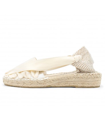 Pinxo Espadrille Crude Elastic Band low wedge