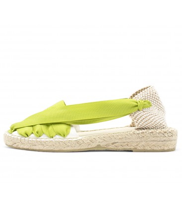 Pinxo Espadrille Crude Elastic Band low wedge