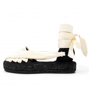 Pinxo Espadrille Total Black-Crude