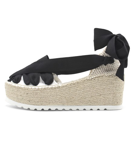 Pinxo Espadrille Black High Platform