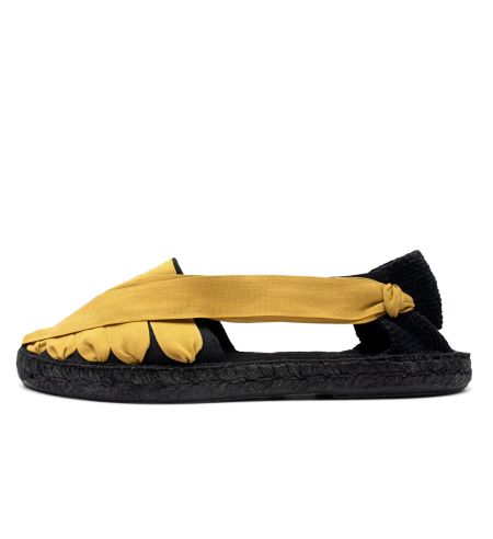 Pinxo Espadrille Elastic Band Black - Mustard